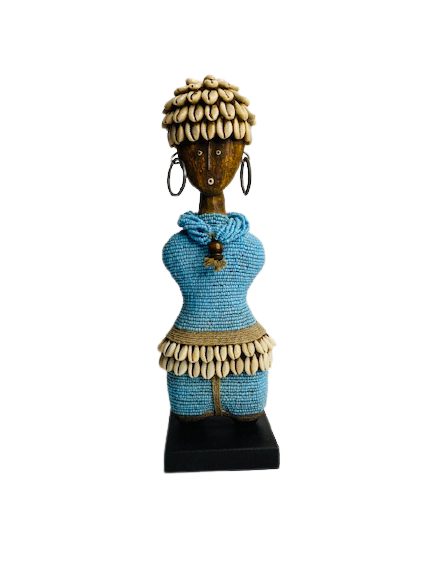 Turquoise Beaded Namji Doll
