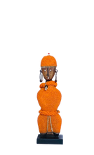 Load image into Gallery viewer, Orange Beaded Namji Doll
